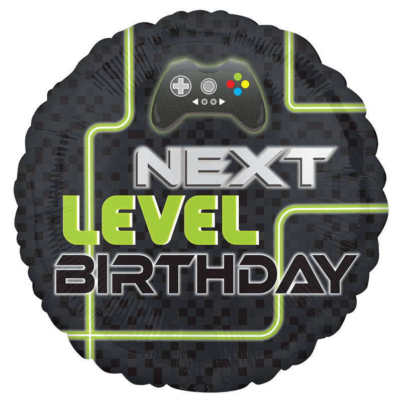 18in LEVEL UP FOIL BALLOON