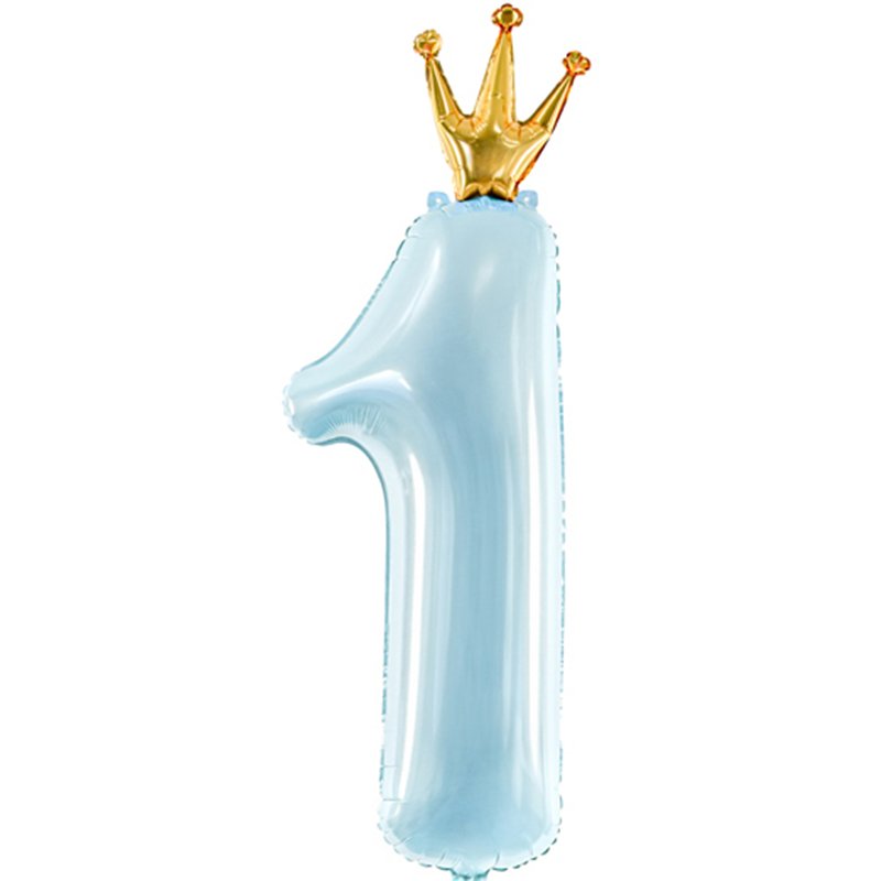 SKY BLUE  NO. 1 WITH CROWN JUMBO FOIL