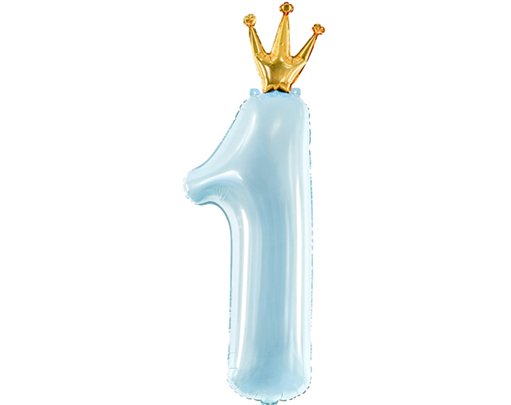 SKY BLUE  NO. 1 WITH CROWN JUMBO FOIL