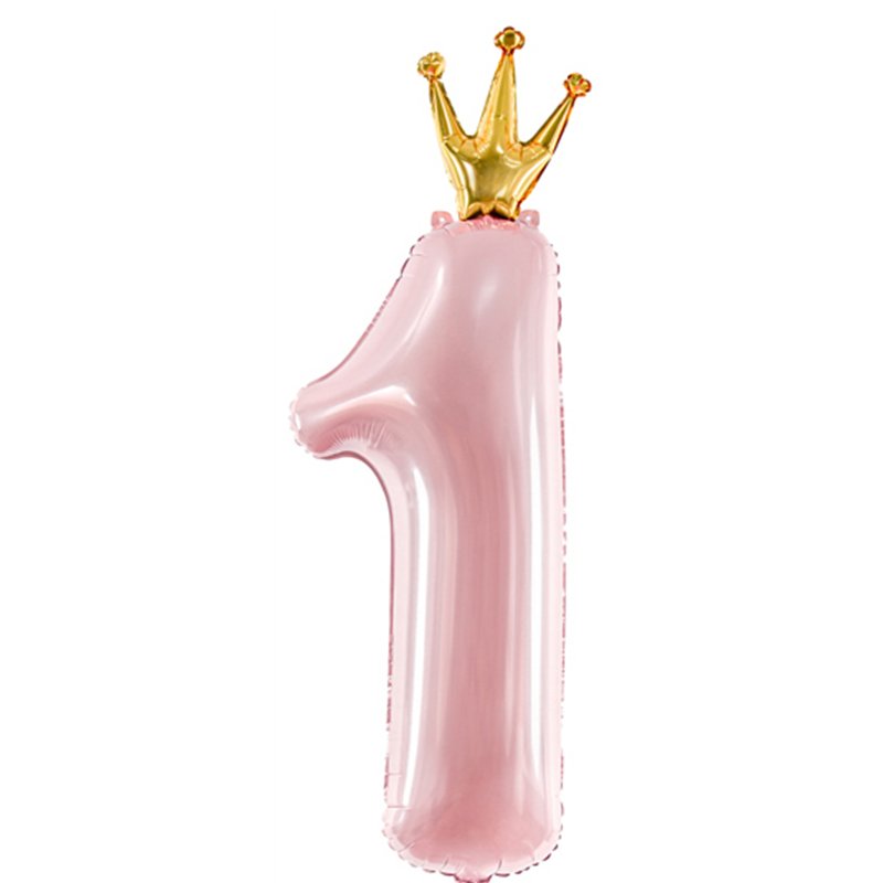 LIGHT PINK NO. 1 WITH CROWN JUMBO FOIL
