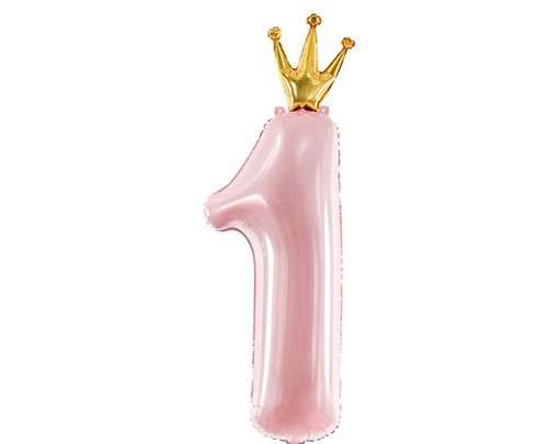 LIGHT PINK NO. 1 WITH CROWN JUMBO FOIL