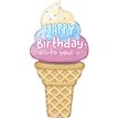 60in SPECIAL DELIVERY ICE CREAM FOIL BALLOON