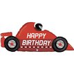 56in RACE CAR BIRTHDAY FOIL BALLOON