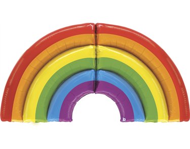 60in SPECIAL DELIVERY RAINBOW FOIL BALLOON