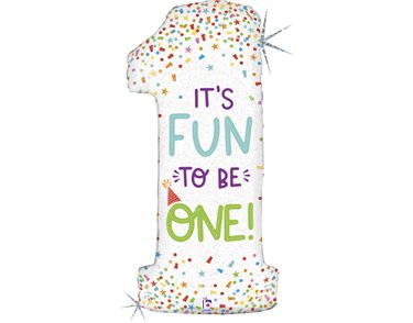 46in FUN TO BE ONE FOIL BALLOON