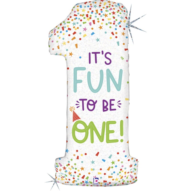 46in FUN TO BE ONE FOIL BALLOON