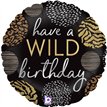 18in WILD BIRTHDAY FOIL BALLOON