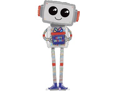 60in SPECIAL DELIVERY ROBOT FOIL BALLOON