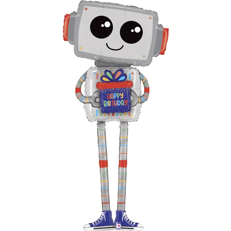 60in SPECIAL DELIVERY ROBOT FOIL BALLOON