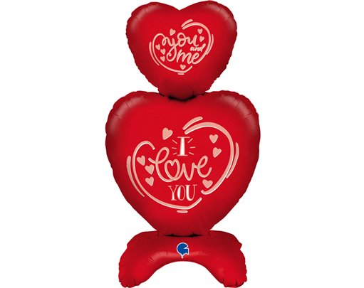 38in THE STANDUPS HEARTS FOIL BALLOON