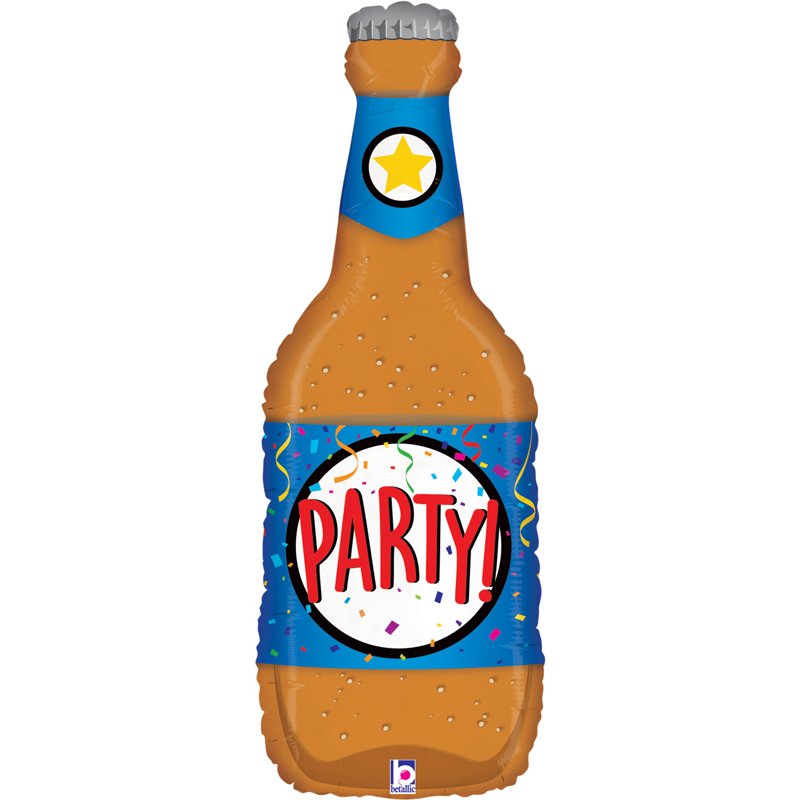 PARTY BEER BOTTLE FOIL BALLOON