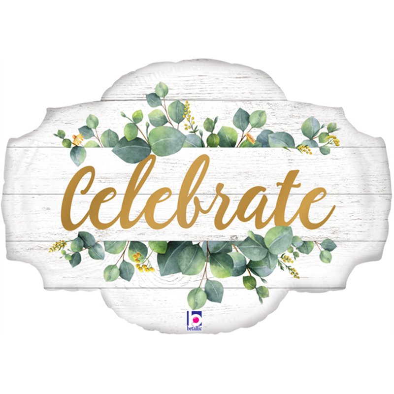 32in RUSTIC CELEBRATE FOIL BALLOON
