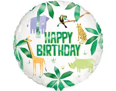 18in ANIMAL SAFARI FOIL BALLOON