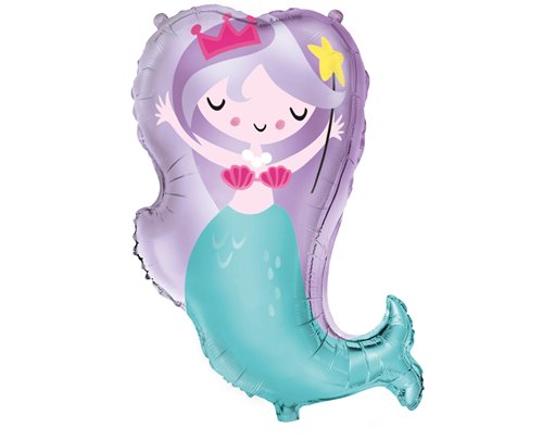 24in MERMAID GIANT FOIL BALLOON