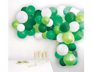 40PC GREEN BALLOON ARCH KIT