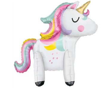 30in GIANT STANDING UNICORN BALLOON CENTERPIECE