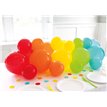 BALLOON GARLAND TABLE RUNNER WITH CONFETTI CUTOUTS