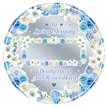 18in PERSONALISED BLUE REMEMBRANCE FOIL BALLOON