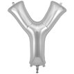 34in LETTER Y SILVER JUMBO FOIL BALLOON