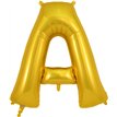 34in LETTER A GOLD JUMBO FOIL BALLOON