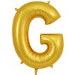 34in LETTER G GOLD JUMBO FOIL BALLOON