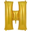 34in LETTER H GOLD JUMBO FOIL BALLOON