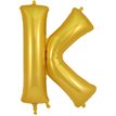 34in LETTER K GOLD JUMBO FOIL BALLOON