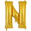 34in LETTER N GOLD JUMBO FOIL BALLOON