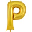 34in LETTER P GOLD JUMBO FOIL BALLOON