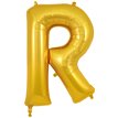 34in LETTER R GOLD JUMBO FOIL BALLOON
