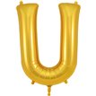 34in LETTER U GOLD JUMBO FOIL BALLOON