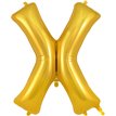 34in LETTER X GOLD JUMBO FOIL BALLOON