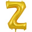 34in LETTER Z GOLD JUMBO FOIL BALLOON