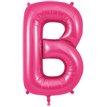 34in LETTER B PINK JUMBO FOIL BALLOON
