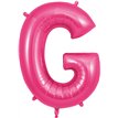 34in LETTER G PINK JUMBO FOIL BALLOON