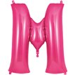 34in LETTER M PINK JUMBO FOIL BALLOON