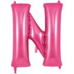 34in LETTER N PINK JUMBO FOIL BALLOON