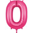 34in LETTER O PINK JUMBO FOIL BALLOON