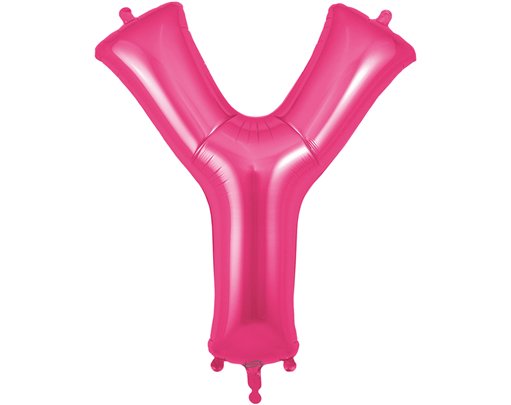 34in LETTER Y PINK JUMBO FOIL BALLOON