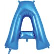 34in LETTER A BLUE JUMBO FOIL BALLOON