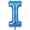 34in LETTER I BLUE JUMBO FOIL BALLOON