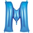 34in LETTER M BLUE JUMBO FOIL BALLOON