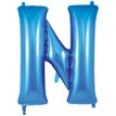 34in LETTER N BLUE JUMBO FOIL BALLOON