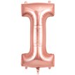34in LETTER I ROSE GOLD JUMBO FOIL BALLOON