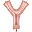 34in LETTER Y ROSE GOLD JUMBO FOIL BALLOON