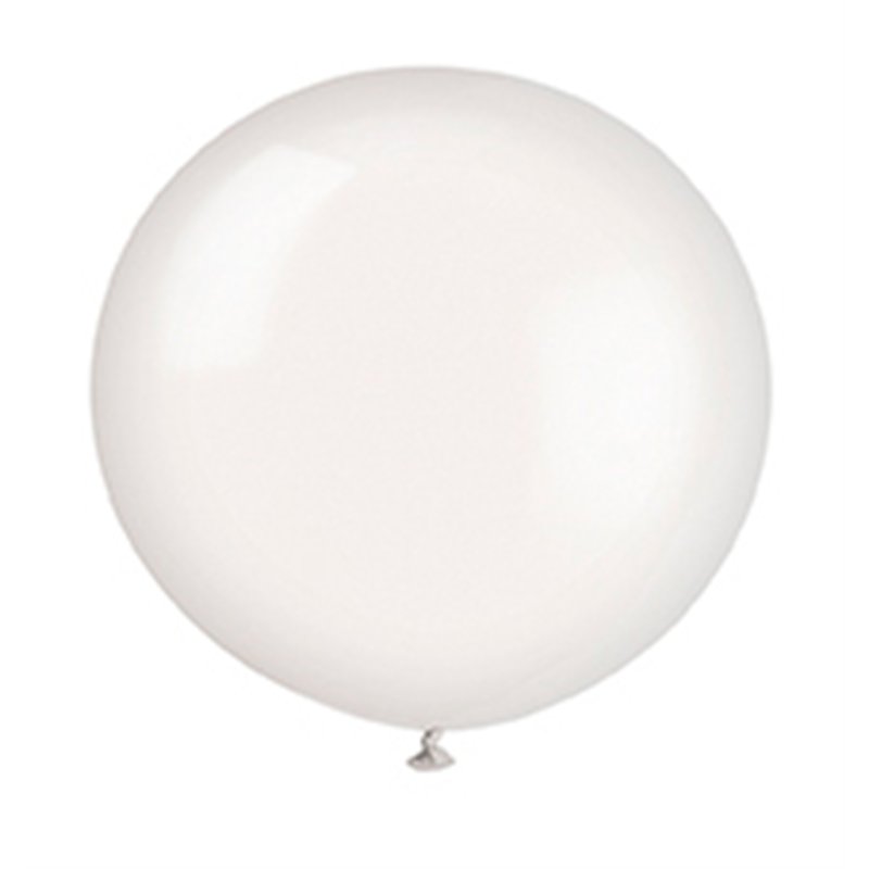 6PK 36in PREMIUM LINEN WHITE BALLOONS