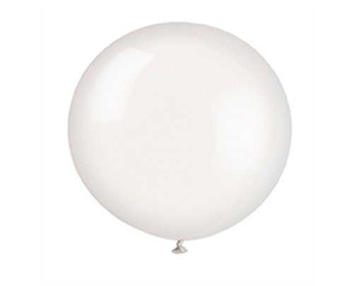 6PK 36in PREMIUM LINEN WHITE BALLOONS