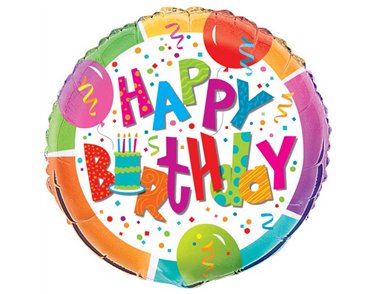 18in BIRTHDAY JAMBOREE FOIL BALLOON