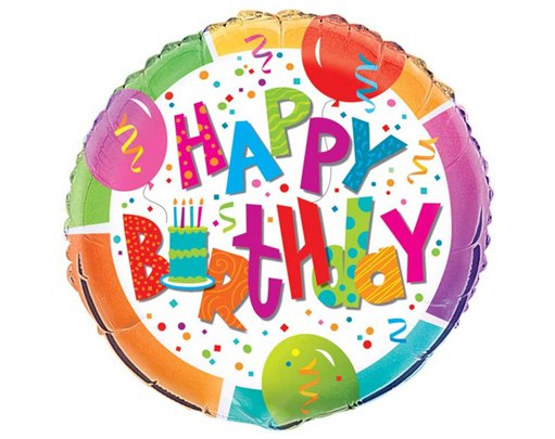 18in BIRTHDAY JAMBOREE FOIL BALLOON