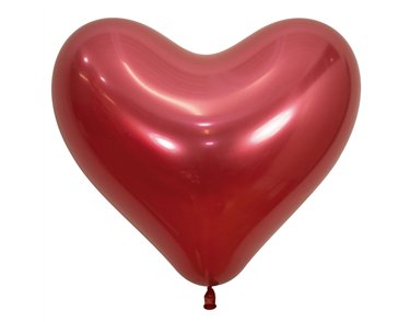 50PK 14in REFLEX RED HEART SEMPERTEX